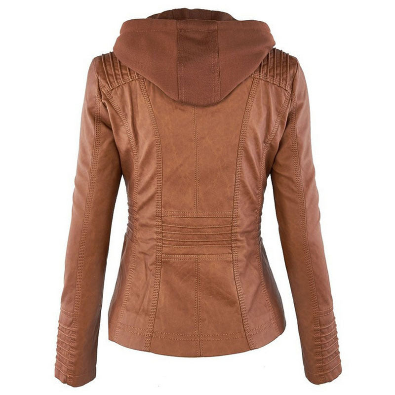 Women's hooded jacket for autumn and winter, very solid with lots of pockets "Livestyle"