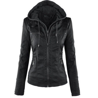 Women's hooded jacket for autumn and winter, very solid with lots of pockets "Livestyle"