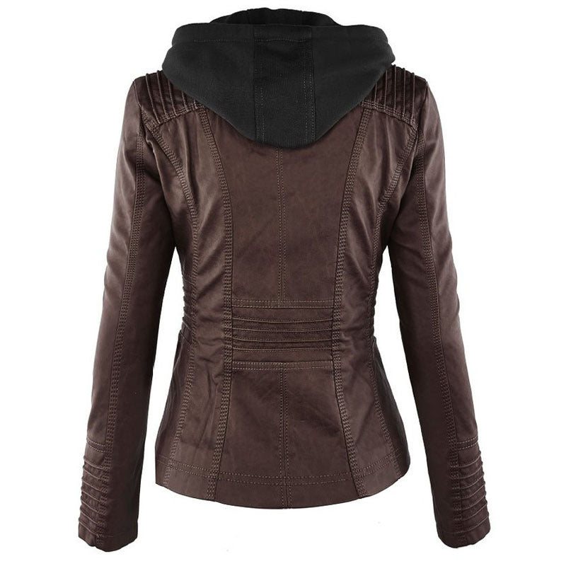 Women's hooded jacket for autumn and winter, very solid with lots of pockets "Livestyle"