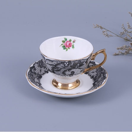 Bone China Coffee Cup With Saucer Afternoon Tea Set