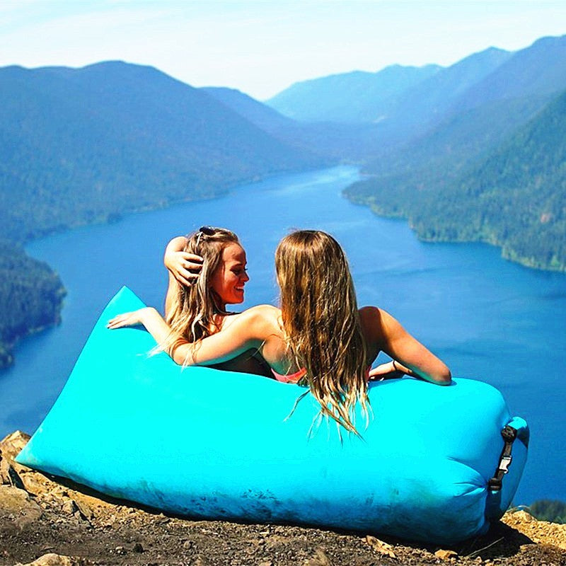 Camping Outdoor Beach Air Sofa Fast Inflatable Laybag