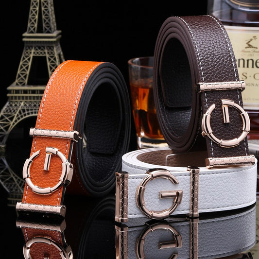 Women luxury belt cummerbunds G buckle Belt Genuine Leather belt Fashion genuine leather