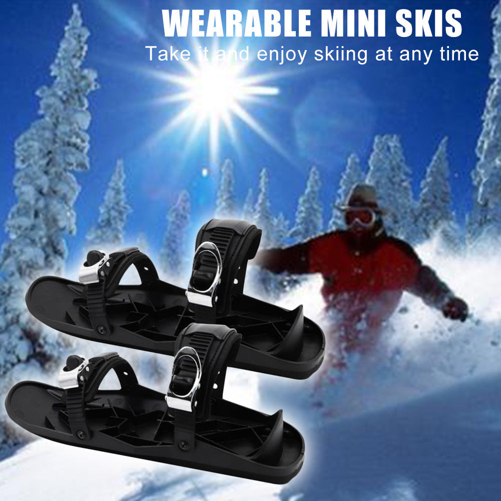 Mini Short Ski Skates For Snow Skis