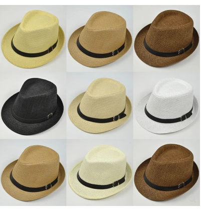 Hat Summer hats men's summer casual trend hat female outdoor trip sunshade straw straw hats