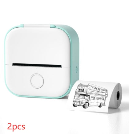 Portable Mini Thermal Label Printer, Home Photo Printer, Wrong Question Students Printer, Bluetooth Mini Label Printer,