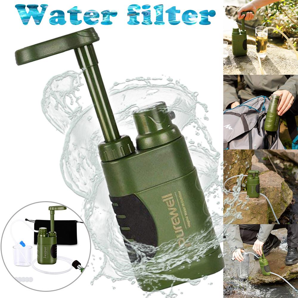 Camping Outdoor Multi-Stage Water Filter for Emergency Wilderness