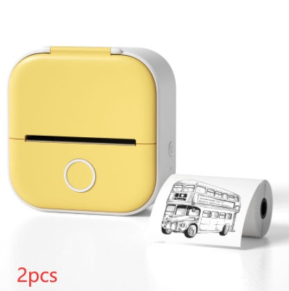 Portable Mini Thermal Label Printer, Home Photo Printer, Wrong Question Students Printer, Bluetooth Mini Label Printer,