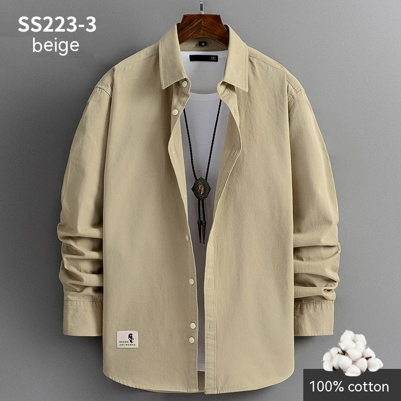 Men's coat all-match fashion wear shirt