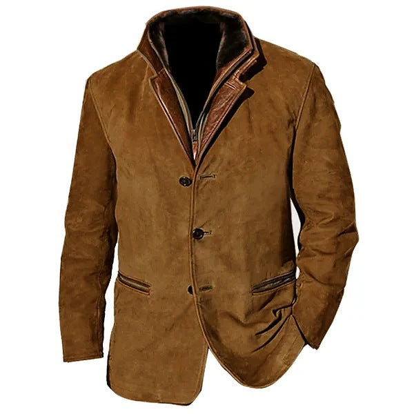 Men's leisure jacket from old Michigan heavy industry