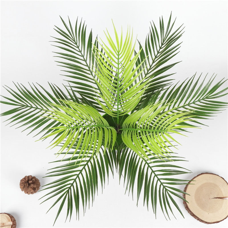 Dekor Palm tree leaf plant simulation plastic green plant