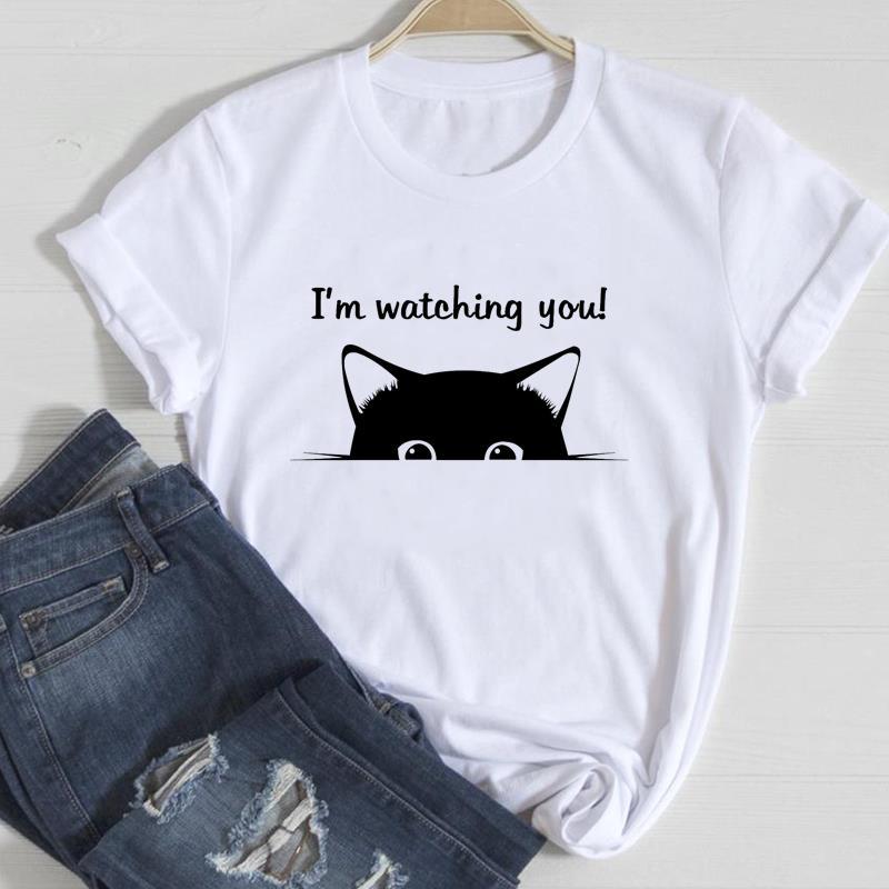 Women's cats short sleeve shirt