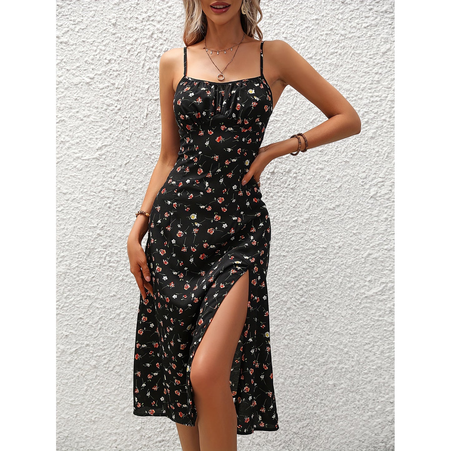 Women's suspender summer dress