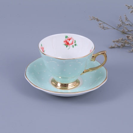 Bone China Coffee Cup With Saucer Afternoon Tea Set