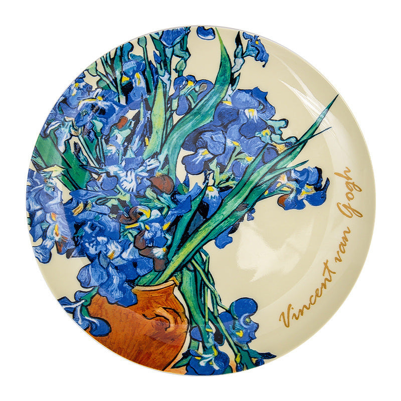 Teller aus Bone China mit Van Gogh-Design, 20,3 cm