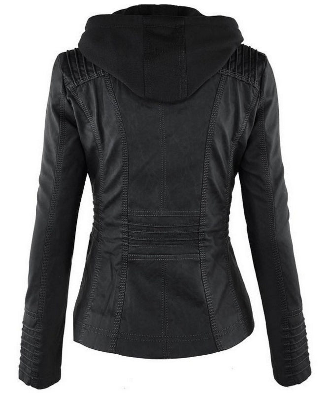 Women's hooded jacket for autumn and winter, very solid with lots of pockets "Livestyle"