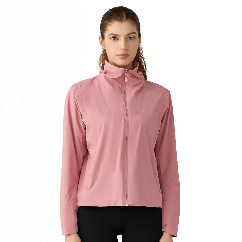 Women,s New Soft Shell Windproof Stand Collar Outdoor Jacket Coat