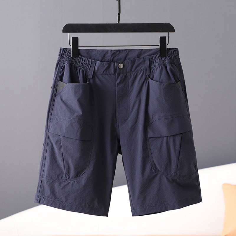 Sommer-Freizeit-Cargo-Shorts für Herren mit großen Taschen