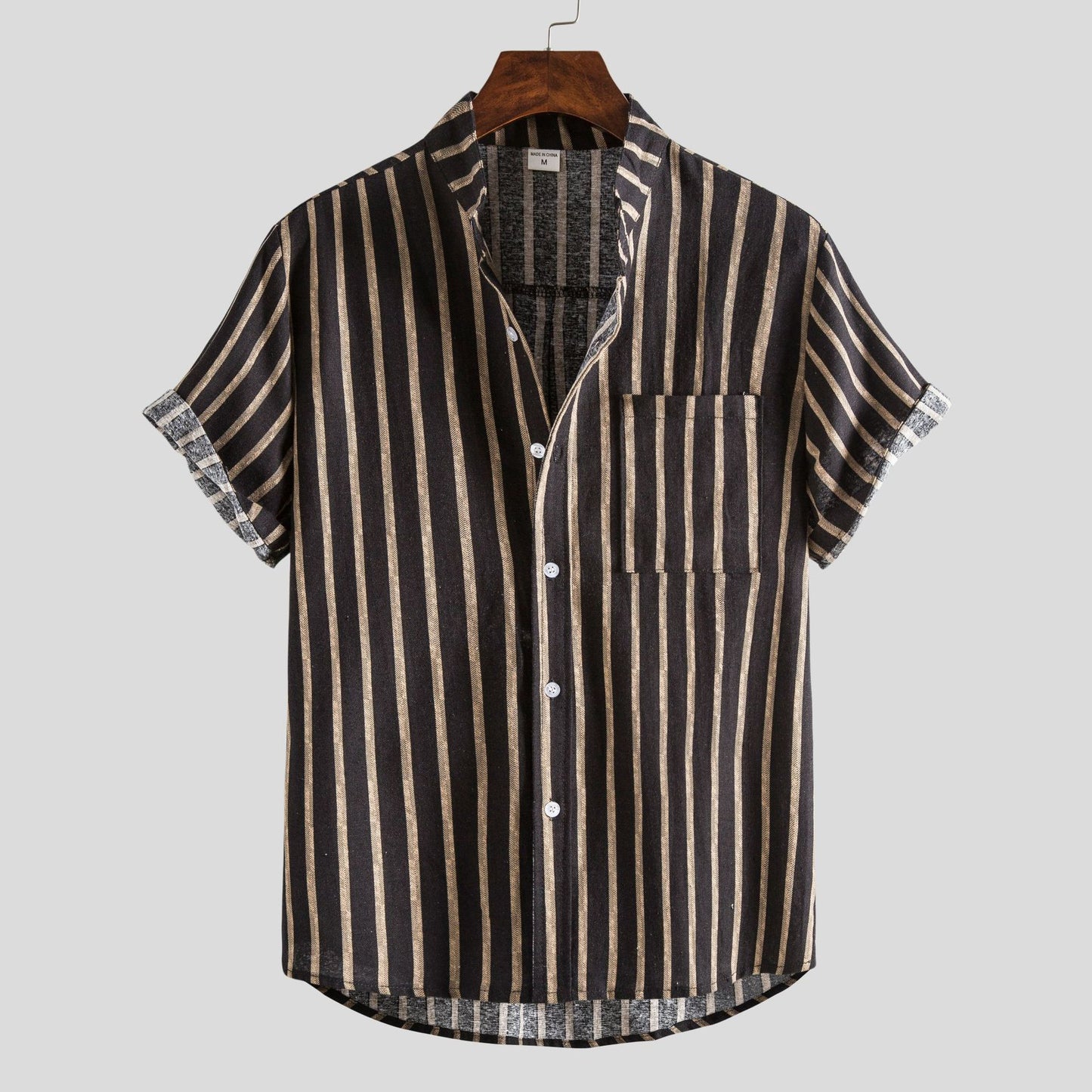 Men's printed short sleeve shirt