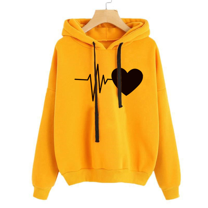 Damen Streetwear Hoodies Sweatshirt Frühling Herbst Langarm Hoodie Kleidung