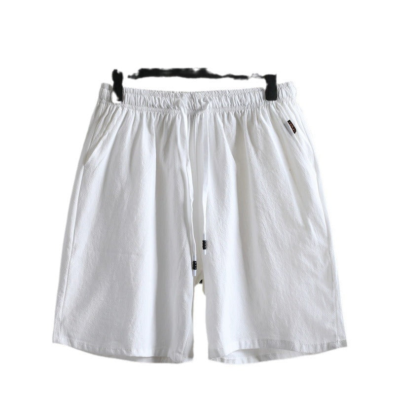 Men's Pants Summer Cotton And Linen Casual Loose Shorts