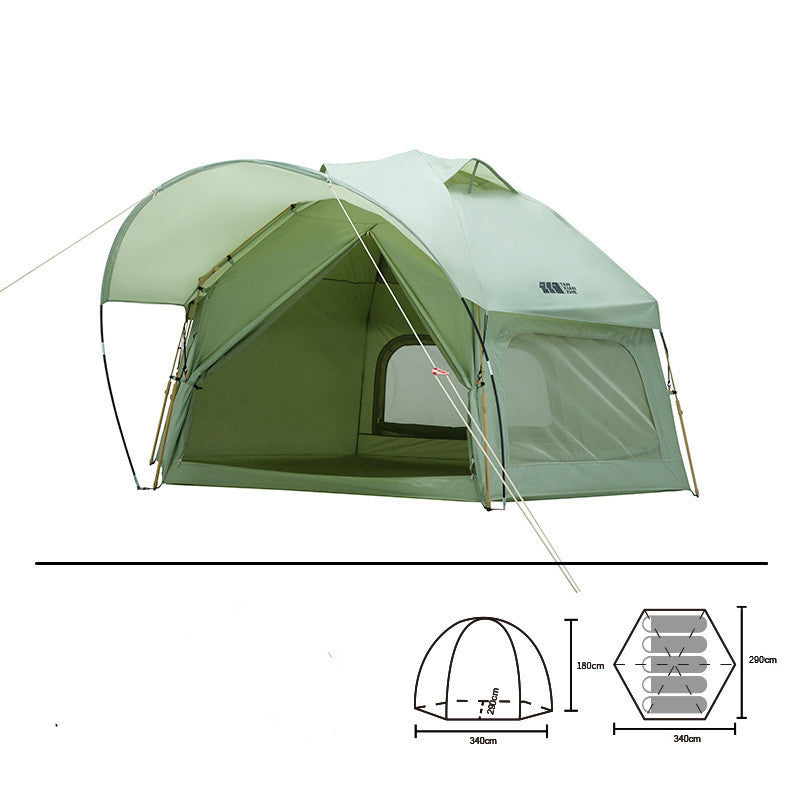 Camping Outdoor Thickened Rainproof Portable Folding Automatic Camping Tent