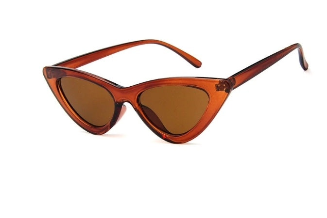 Dreieckige Cat-Eye-Sonnenbrille für Damen