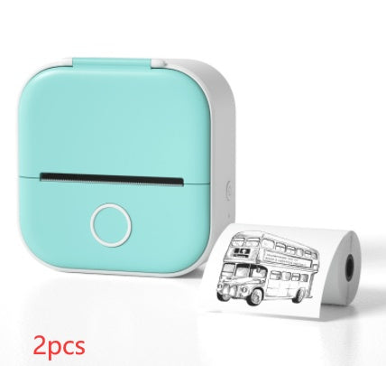 Portable Mini Thermal Label Printer, Home Photo Printer, Wrong Question Students Printer, Bluetooth Mini Label Printer,