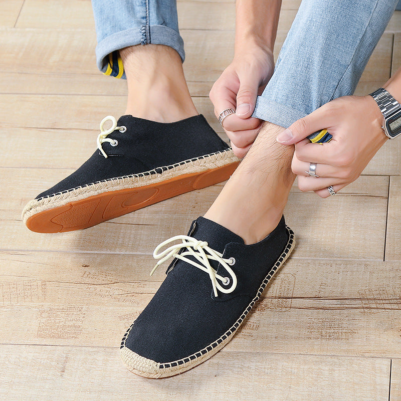 Men's shoes Linen canvas shoes