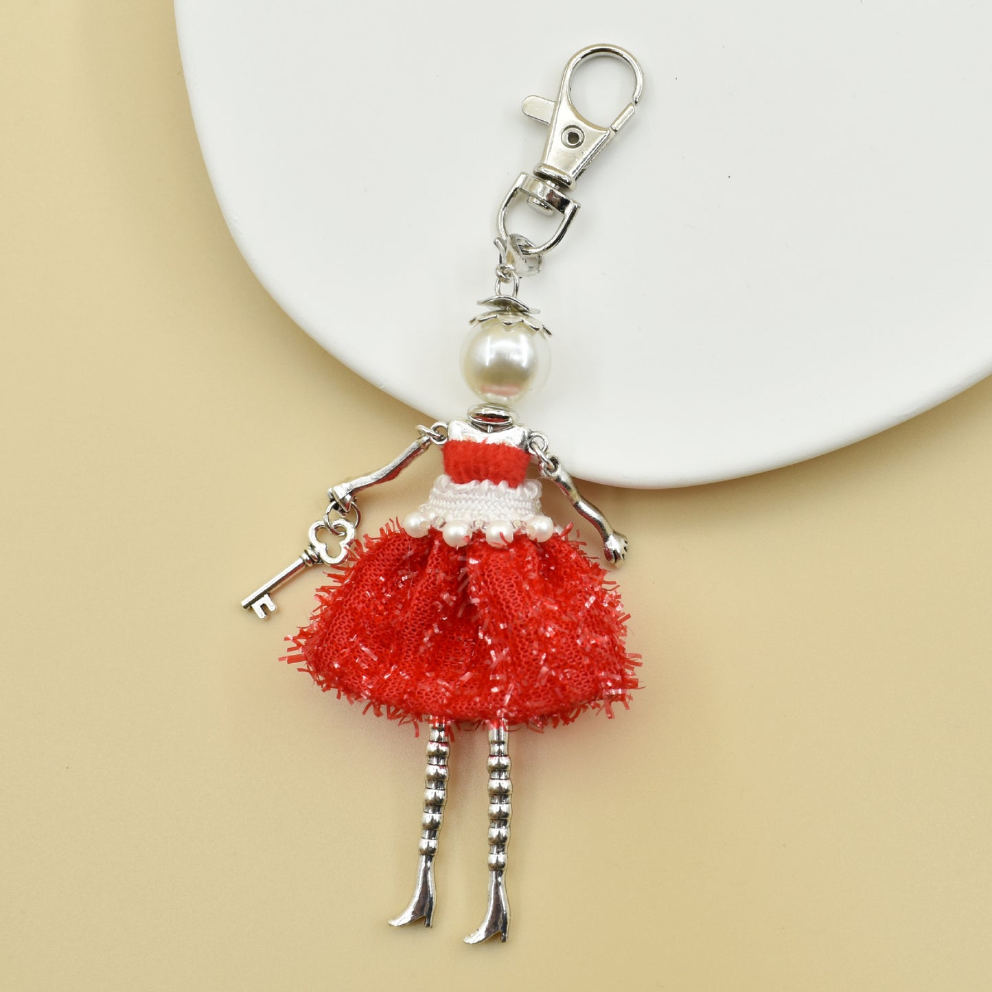 Key Chain Handmade Cartoon Character Handbag Pendant