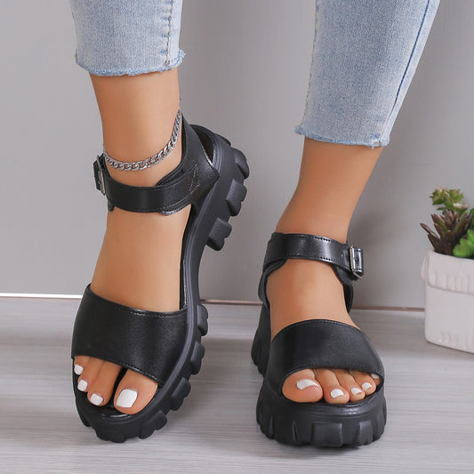 Women's Hot -Sandals Casual Solid Color Platform