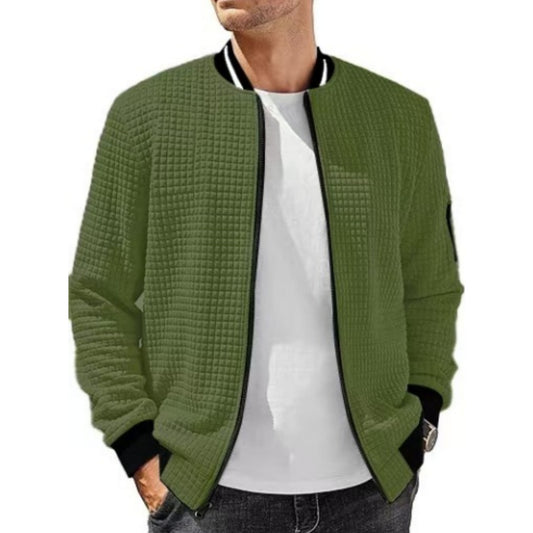 Lässige Herrenmode Stehkragenjacke