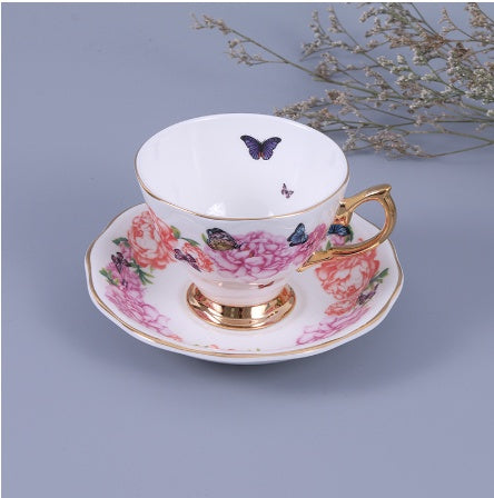 Bone China Coffee Cup With Saucer Afternoon Tea Set