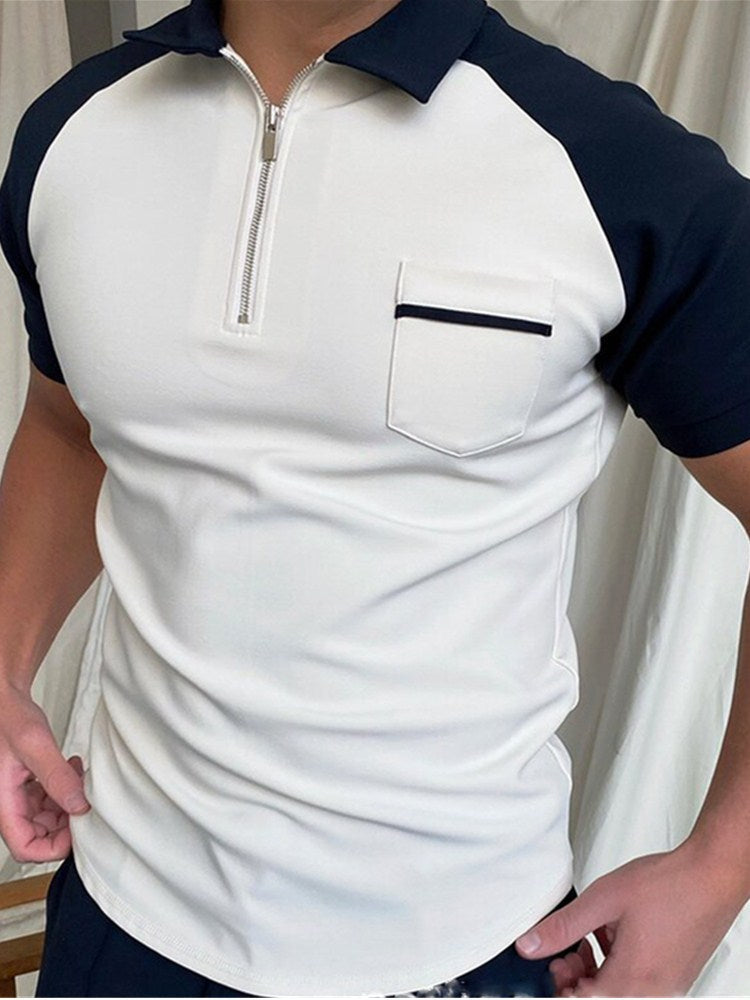 Men's POLO Shirt Zipper