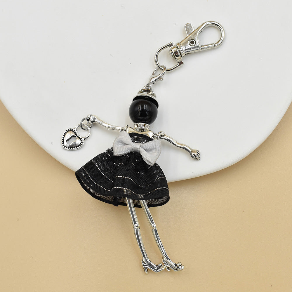 Key Chain Handmade Cartoon Character Handbag Pendant