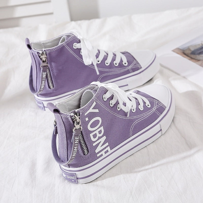 Women's New High-top Canvas Shoes