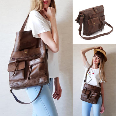 Damen RoyaDong Vintage Big Bags für Damen Schulter