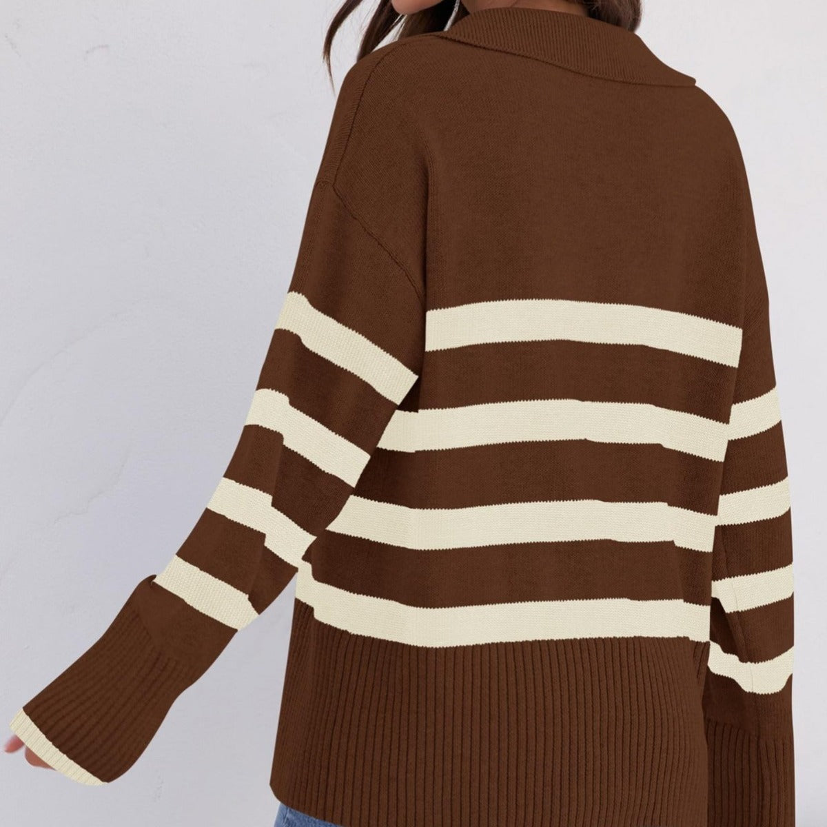 Women's Basic Loose Long Sleeve Autumn And Winter Sweater