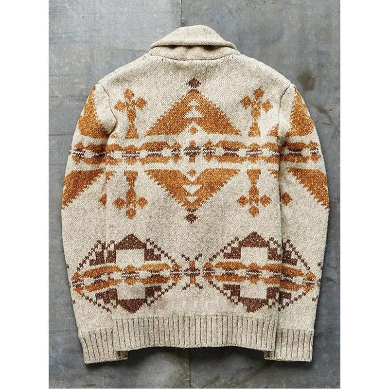 Modischer Jacquard-Pullover für Herren