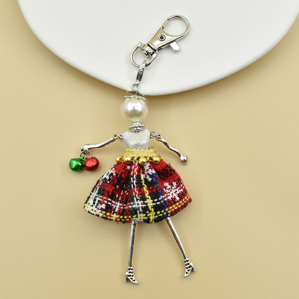 Key Chain Handmade Cartoon Character Handbag Pendant