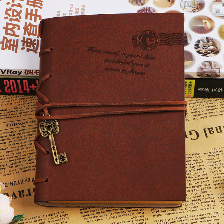 Office- Creative Stationery Retro Bandage Faux Leather Handbook Diary