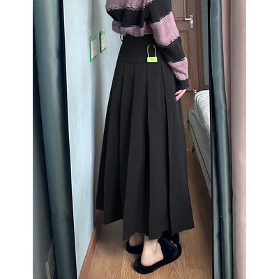 Women Suit Skirt Gray with High Waist