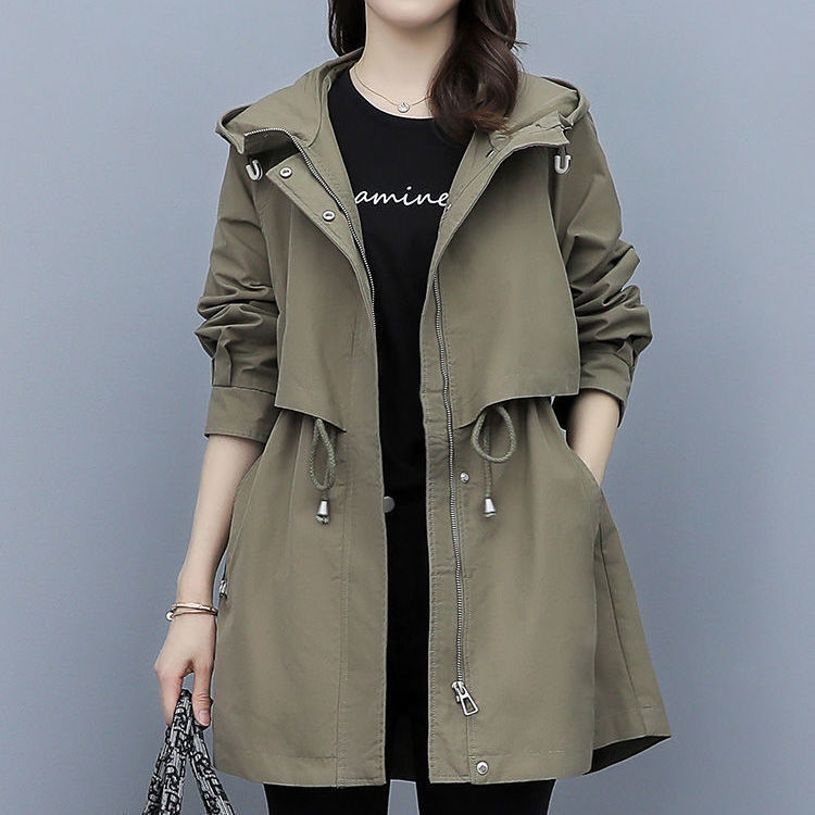 Women's casual fashion hooded jacket