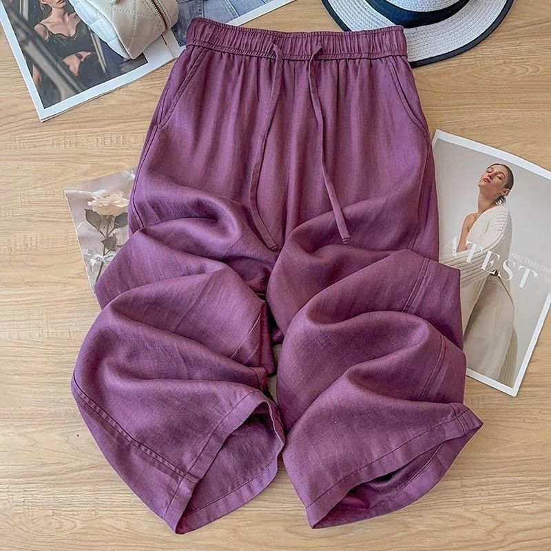 Hochtaillierte, trendige Hose aus Spandex