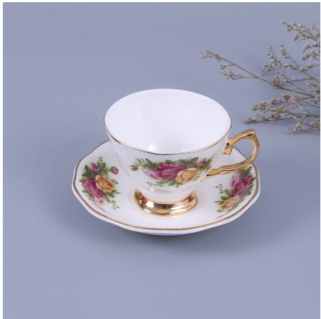 Bone China Coffee Cup With Saucer Afternoon Tea Set