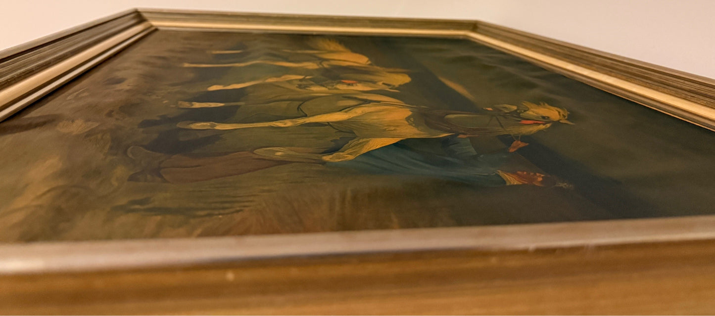 Rudolf Koller Schimmelgespann "machen Sie den Preis"