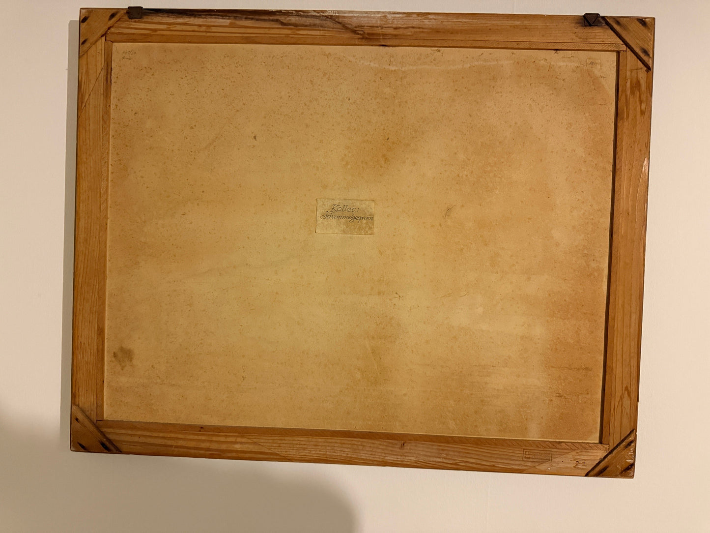 Rudolf Koller Schimmelgespann "machen Sie den Preis"