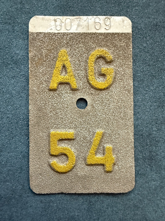 AG 1954 Velonummer