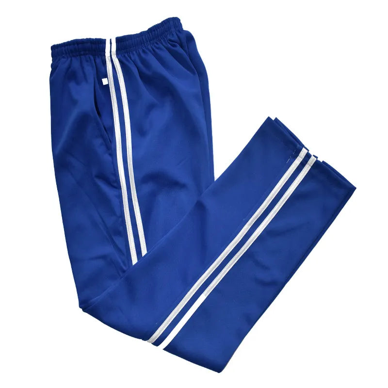 Men Spring Summer Men's Casual Sweatpants Men Basic Trousers Tracksuit Side Stripe Slim Breathable Sportswear Track Pants