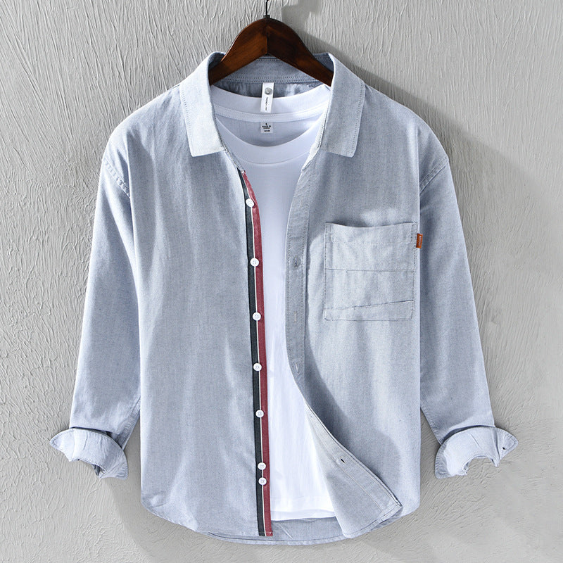 Men's Oxford Long Sleeve Casual Shirt