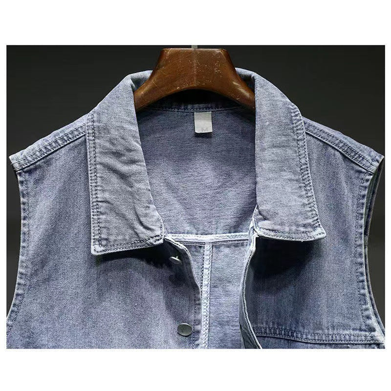 Men's Vest Sleeveless Lapel Casual Wear